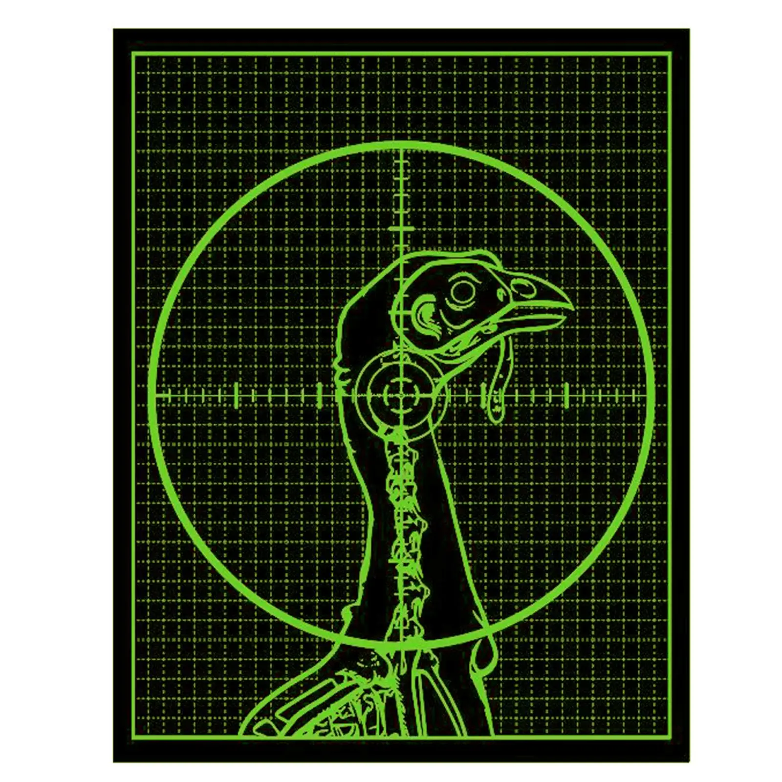 

10 Sheets Splatter Paper Targets Replacement Target Stickers Self Adhesive with Grid Highly Visible for Archery Accessory Tools