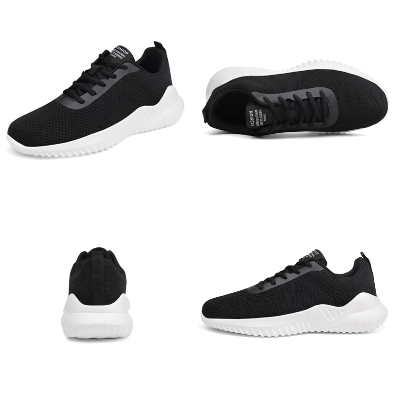 Leisure Light Fashion Running Shoes Men 45 Breathable Mesh Comfortable Non Slip Sneakers Men Outdoor Jogging Increase Men Shoes