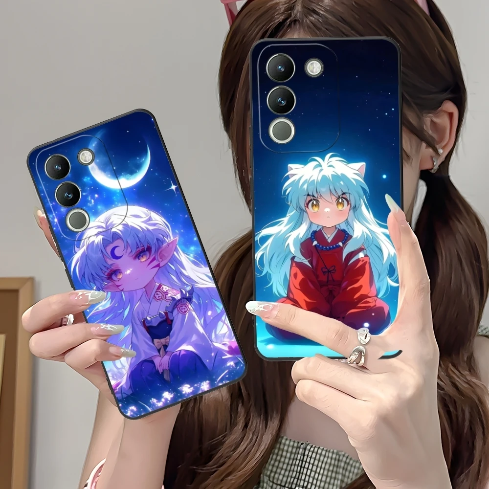 Чехол для мобильного телефона Inuyasha Sesshoumaru VIVO Y95 Y93 Y31 Y20 V19 V17 V15 Pro X60 NEX черный мягкий