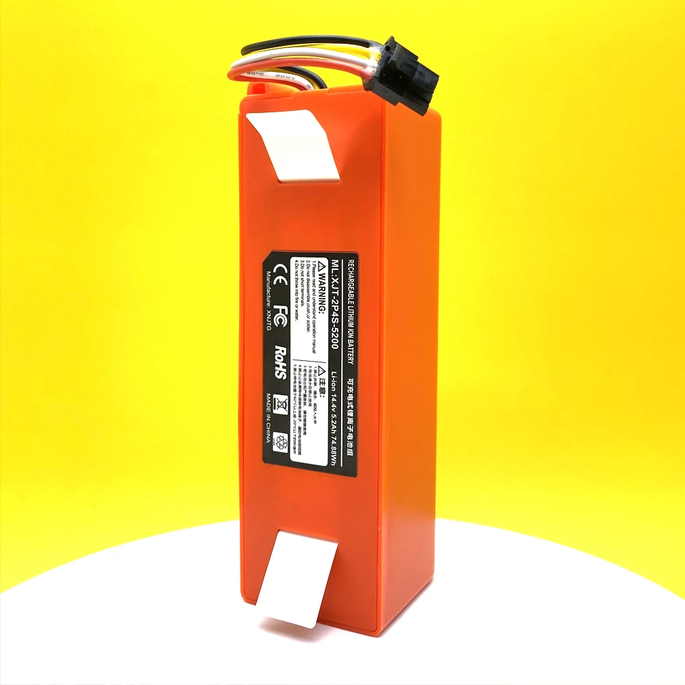 Новый высококачественный аккумулятор XJT2P4S5200 5200 мАч 14 4 В для робота Xiaomi Roborock S50 S51
