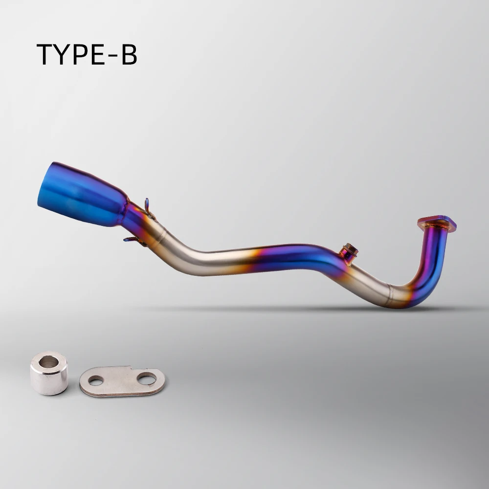 Выхлопной глушитель для YAMAHA Cygnus v6escape спереди звеньевая труба полный выхлопной 51