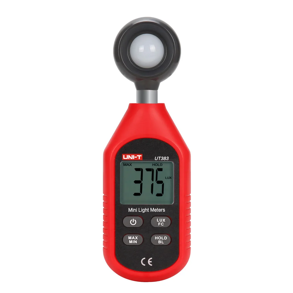 

UNI-T UT383 Lux Mini Digital Light Meters Environmental Testing Equipment Handheld Type Luxmeter Illuminometer