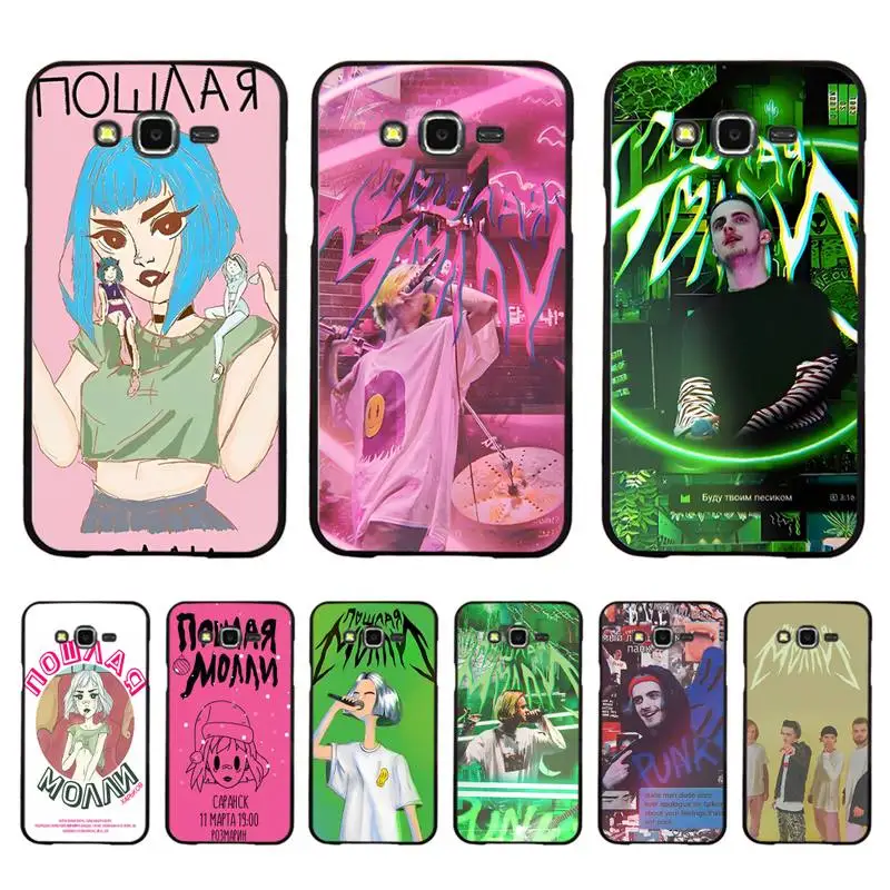 

Singer Poshlaja Molli fashion Phone Case For Samsung J 7 plus 7core J7 neo J6 plus prime J6 J4 J5 Mobile Cover