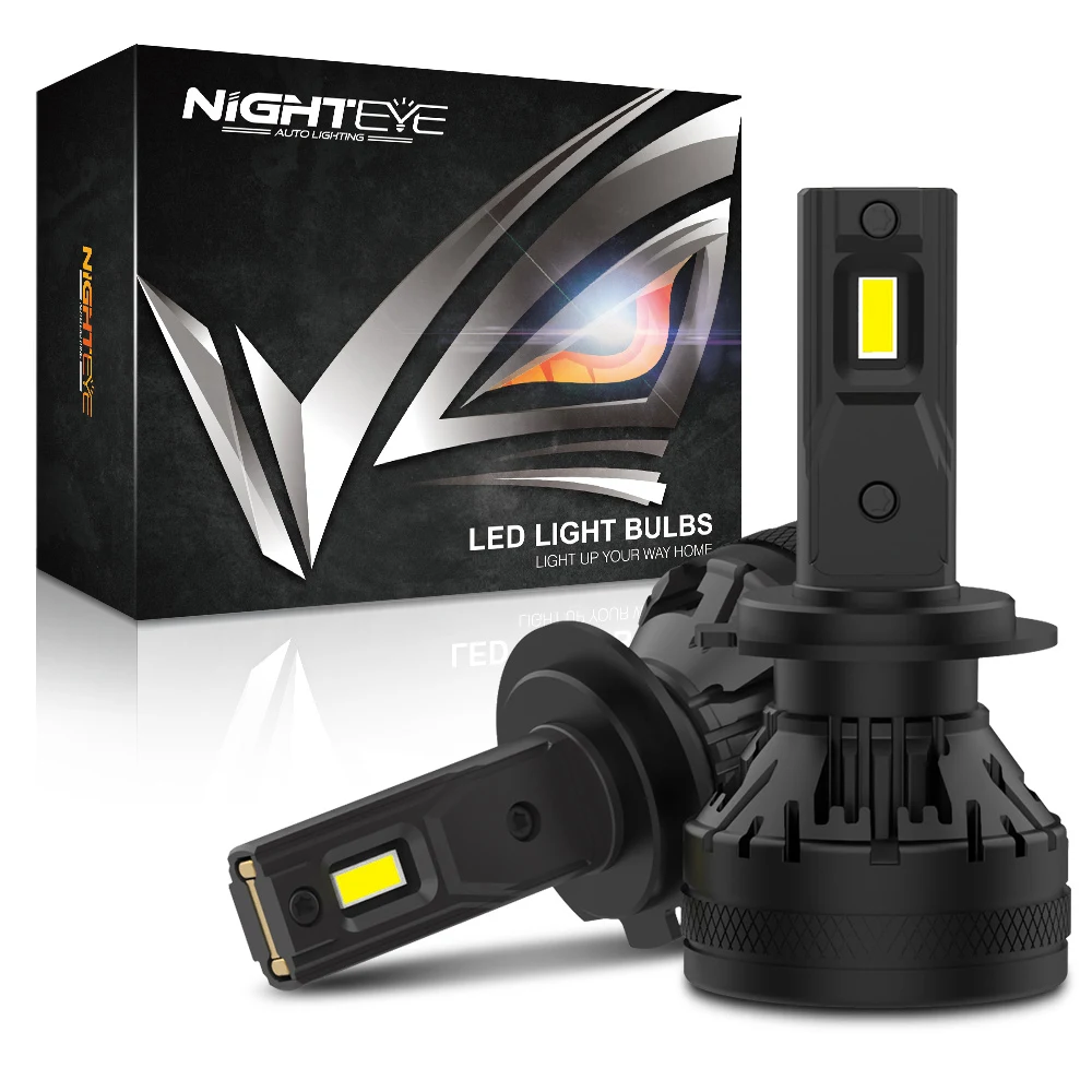 

NIGHTEYE H7 LED Canbus 22000LM 120W Super Bright Lamp H4 H11 H8 H9 9005 HB3 Car Headlight Bulbs 6500K White Auto Accessories
