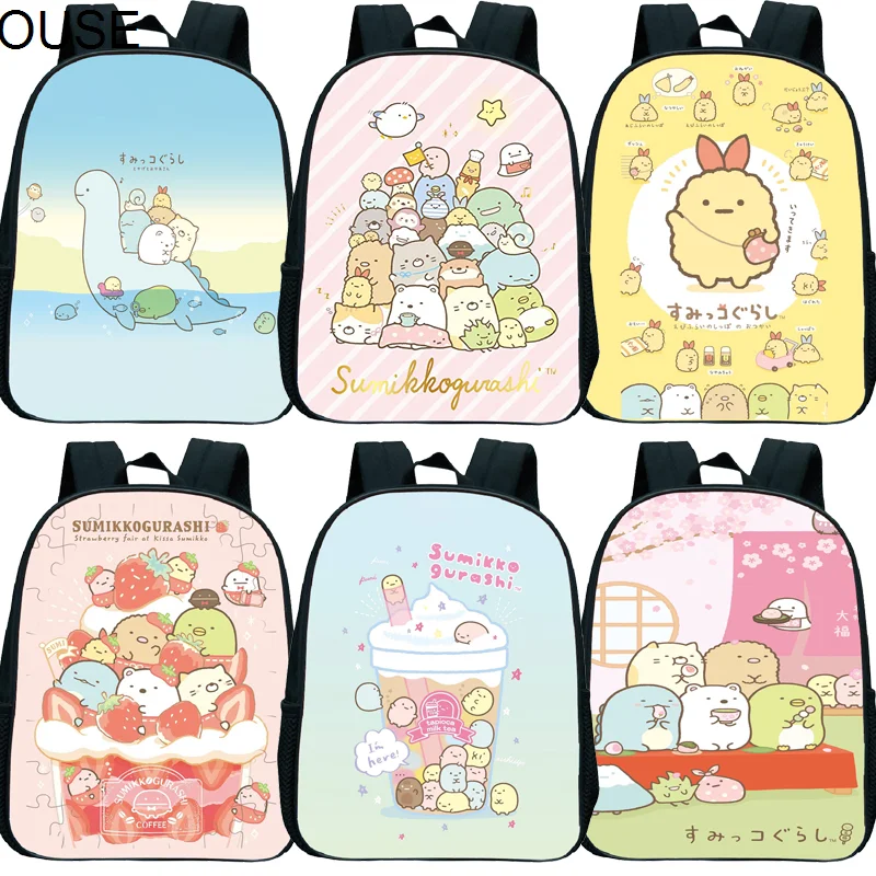 Детский мини-рюкзак YOUSE Sumikko Gurashi для маленьких девочек и мальчиков, милый мультяшный рюкзак для детского сада, детский подарок, детский рюкз...