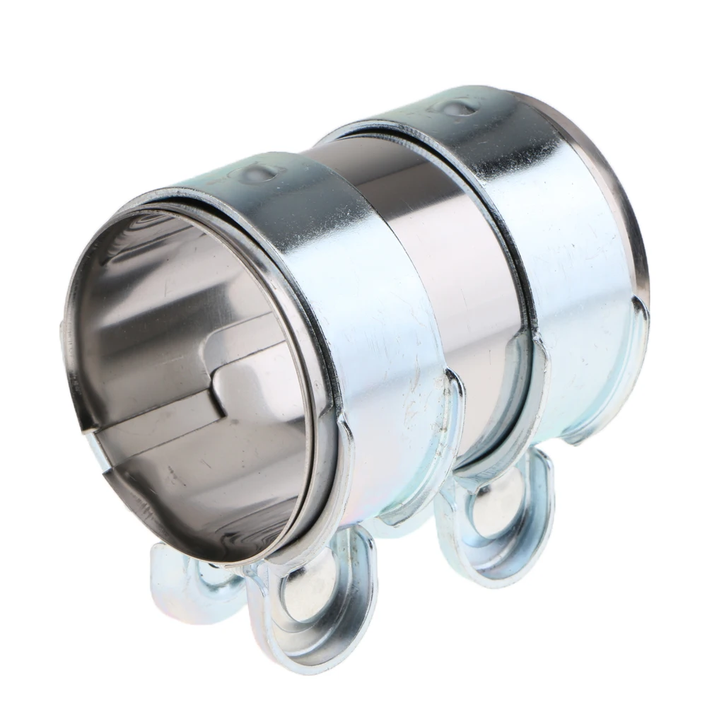 

63mm Inner Diameter Car Exhaust Pipe Tail Throat Hoop Stainless Steel