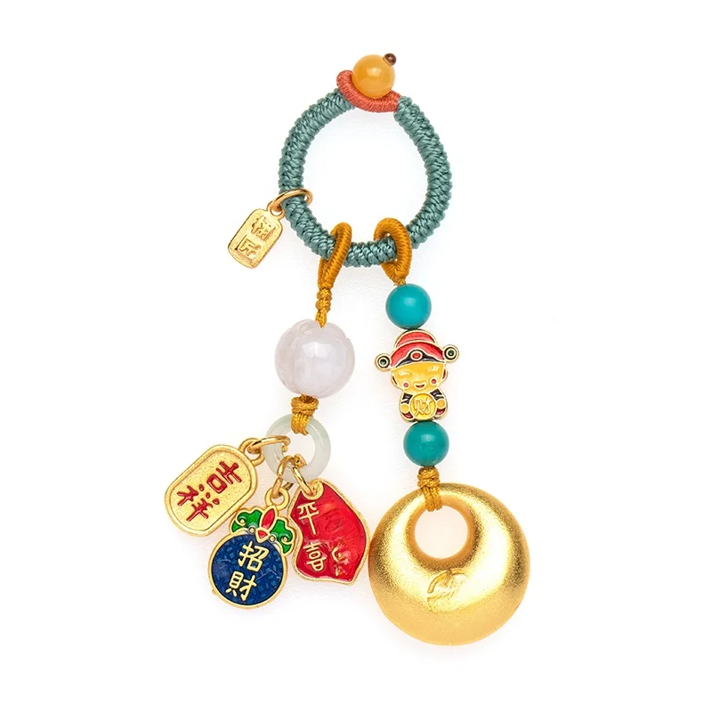 Подвеска Master Key древнее золото медь замок Xiangyun автомобильный брелок для ключей