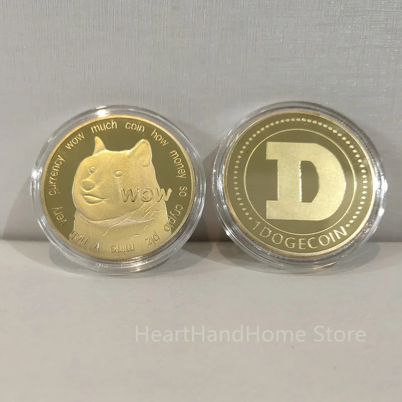 Новая популярная монета Gold Dog виртуальные нестандартные металлические поделки XRP