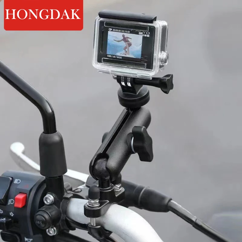 for GoPro 11 10 9 Motorcycle Accessories  Handlebar Holder Bicycle Mirror Mount Bike Bracket for insta360 DJI OSMO Action Camera