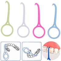 1pcs plastic hook dental removal tool nice orthodontic aligner remove invisible removable braces clear aligner oral care