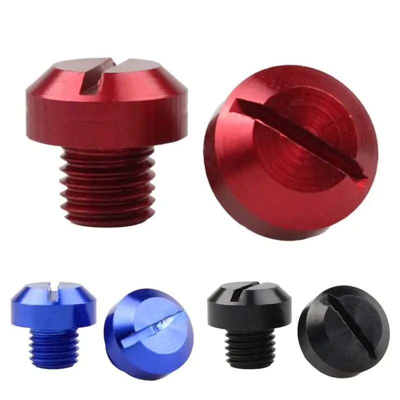 

Motorcycle Mirror Hole Plugs 2 Pcs Aluminum Blanking Plugs Screws M10x1.25 Rear View Mirror Hole Plugs Right Left Screws