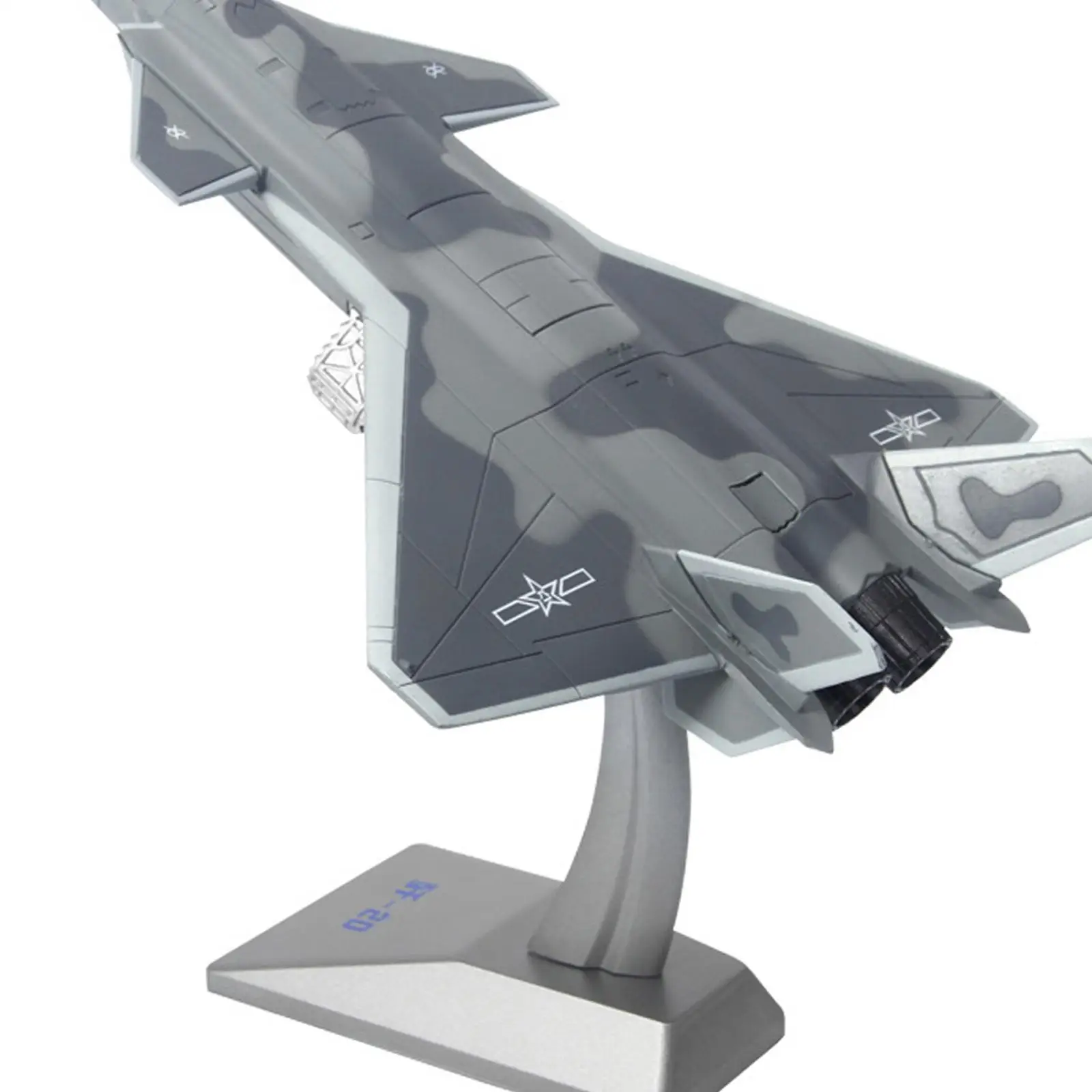 Фото Игрушка J-20 с подставкой для детей и взрослых, коллекционные подарки, украшения №2