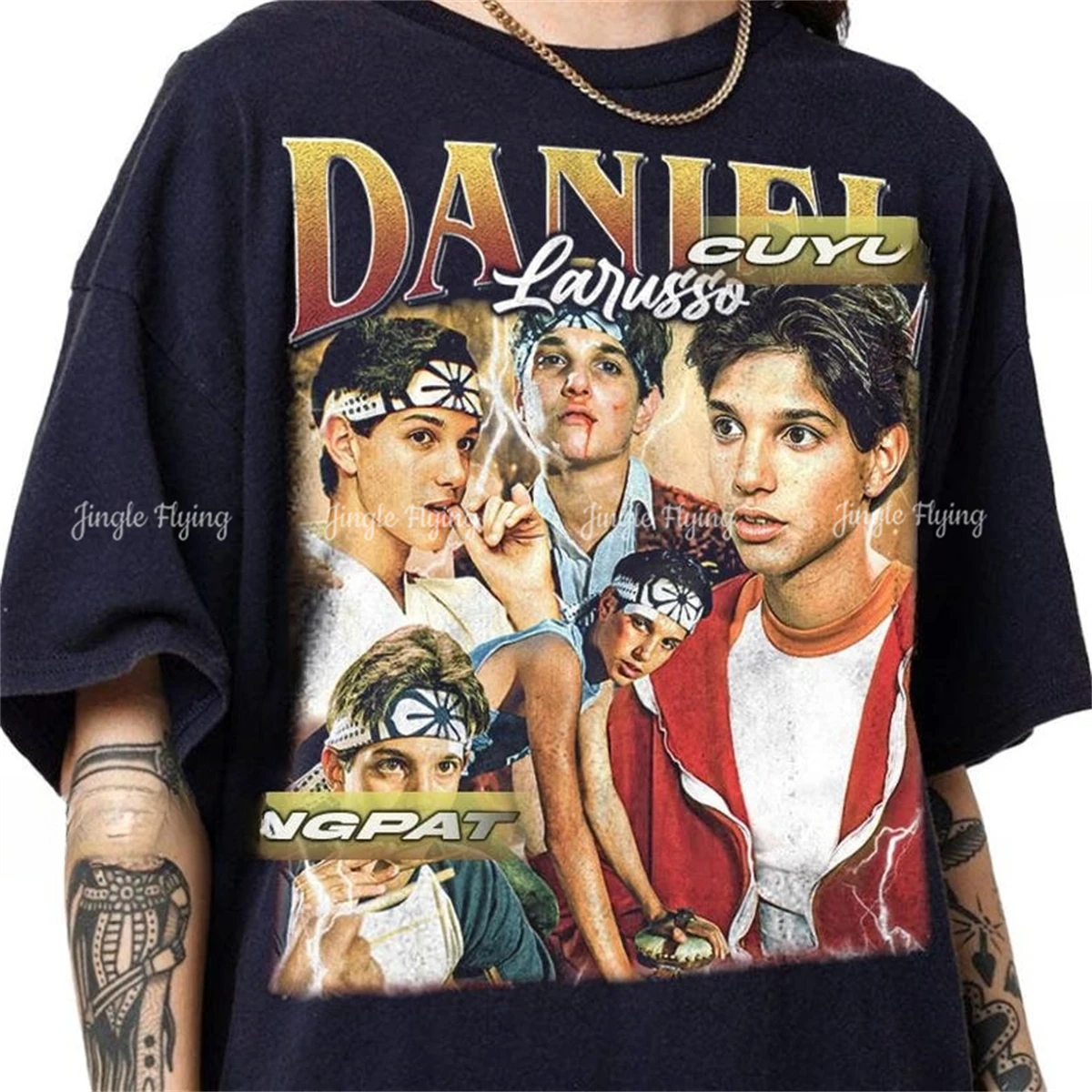 Винтажная футболка Daniel Larusso в подарок для женщин и мужчин рубашка унисекс