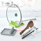 Кухонные ложки держатели вилка и лопатка полка органайзер пластиковая ложка для отдыха палочки для еды держатель Нескользящие ложки коврик кухонная утварь