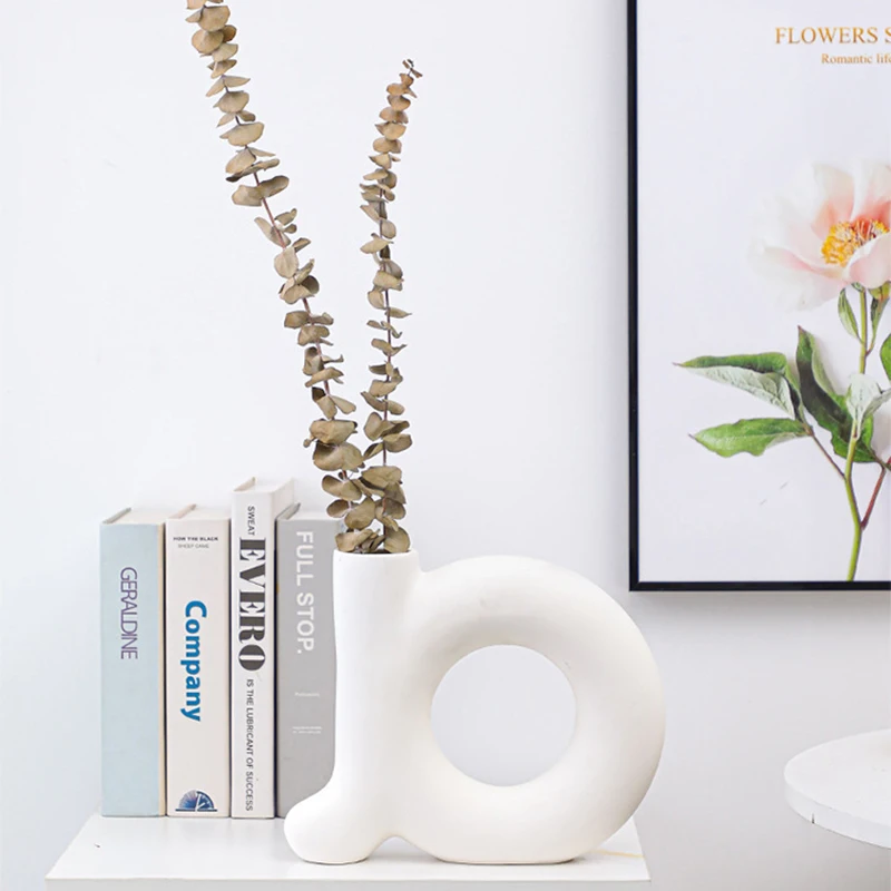 

Керамическая ажурная ваза Alpha в скандинавском стиле, пампасная трава, разноцветная Цветочная посуда для гидропоники, балкона, дома, спальни,...