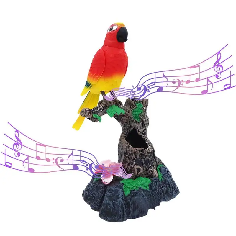 Говорящий попугай повторяет что вы говорите реалистичные милые домашние