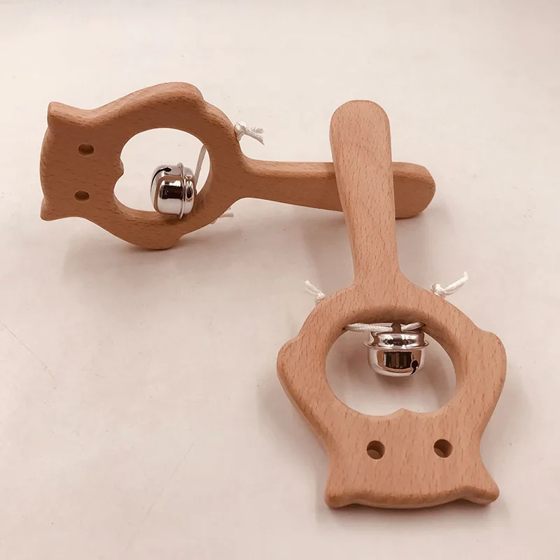 

Соска-пустышка деревянная с поводком и зажимом для зубов