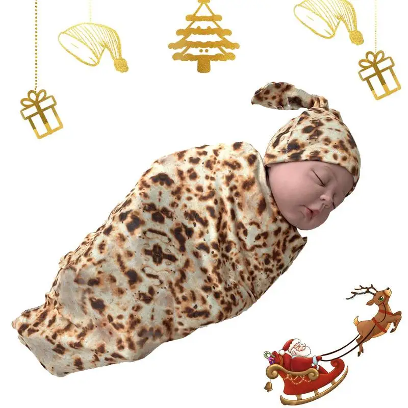 

Newborn Receiving Blanket Breathable Comfy Swaddle Set Receiving Blanket For Infant Baby Boys Girls Leaves Flowers Pumpkin