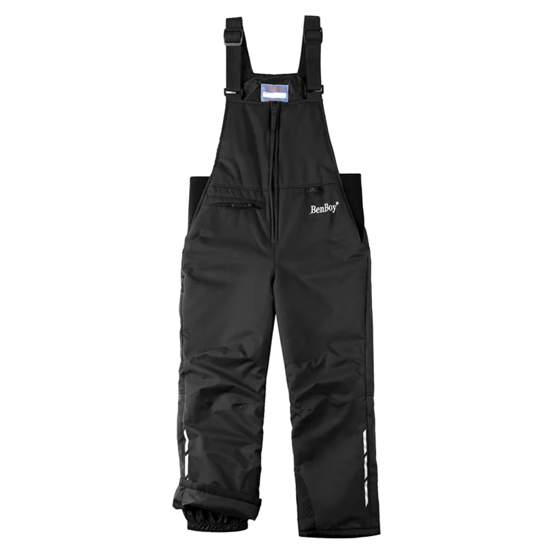 BenBoy Kids Snow Ski Bib Pants Winter Waterproof Windproof Ripstop Warm Insulated Snowboard Overalls Boys Girls