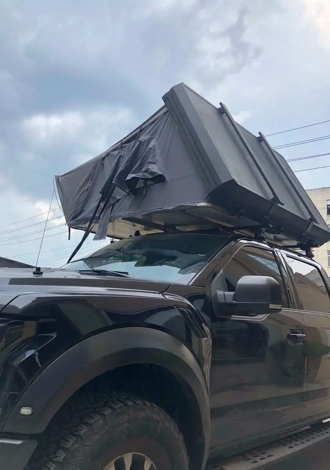 2024 алюминиевый корпус палатка на крыше низкопрофильная открытая