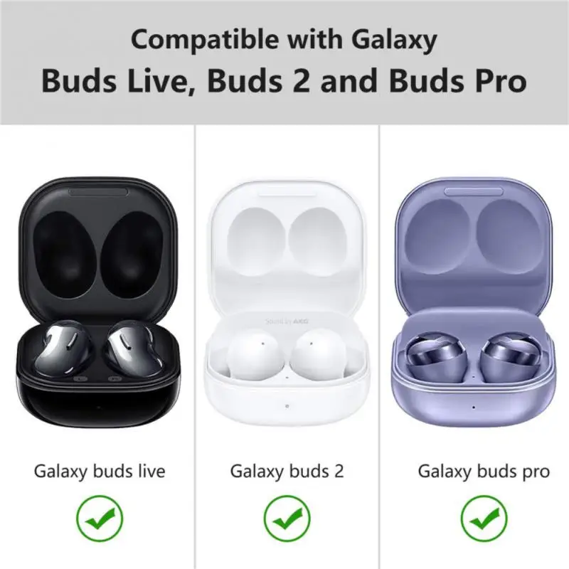 Чехол для Samsung Galaxy Buds Live/Pro/2 защитный матовый чехол с защитой от фиксации |