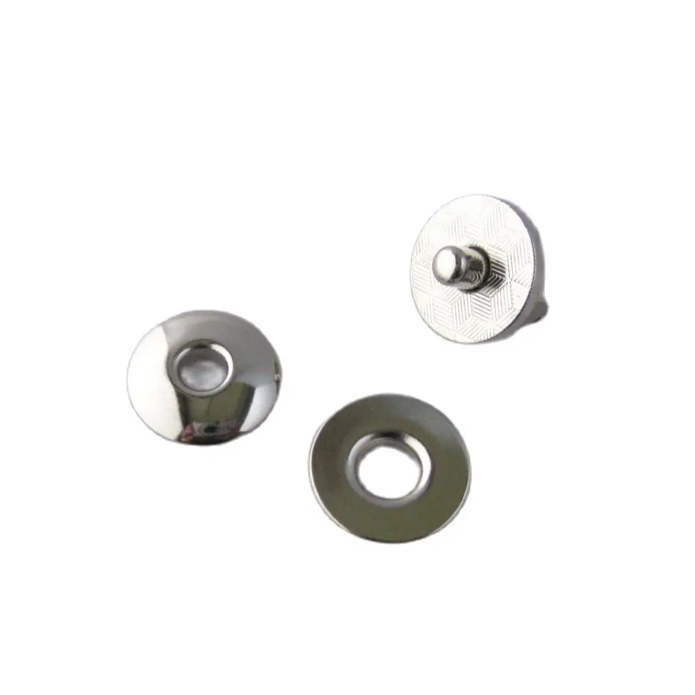 

10 комплектов круглых 17 мм серебристых Тонких Магнитных защелок для сумки металлические кнопки для крепления скрапбукинга украшения и спец...