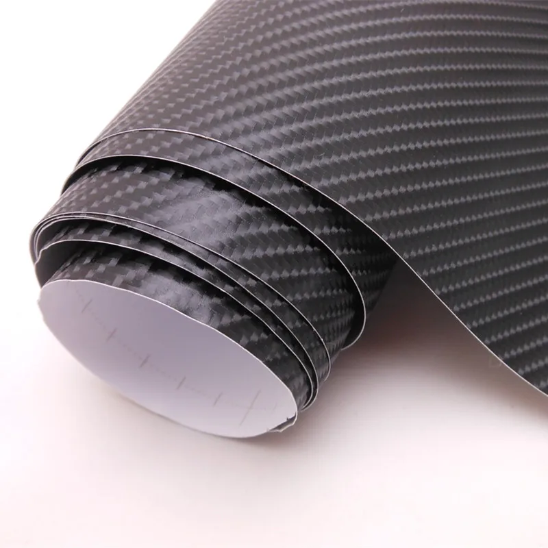 

50x152cm Auto Styling Auto Aufkleber 4D Carbon Faser Vinyl Film Wasserdichte DIY Motorrad Auto Zubehör Aufkleber