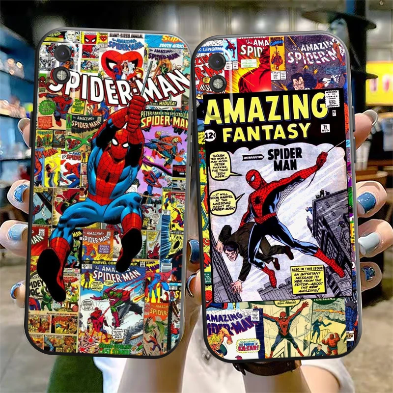 

Marvel Comics Logo Phone Case For Xiaomi Redmi 7 7A 8 8A 9 9i 9AT 9T 9A 9C Note 7 8 2021 8T 8 Pro Coque Carcasa Funda Back Soft