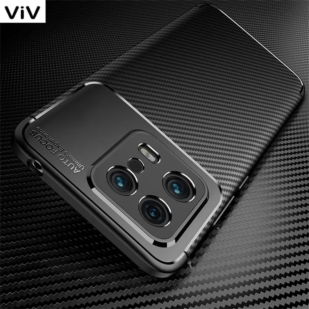 

For Xiaomi 13 Pro Case Carbon Fiber Shockproof Coque Xiomi Mi13 Mi 13 Pro 13pro 5G Soft Silicone Rubber Anti-Knock Armor Cover