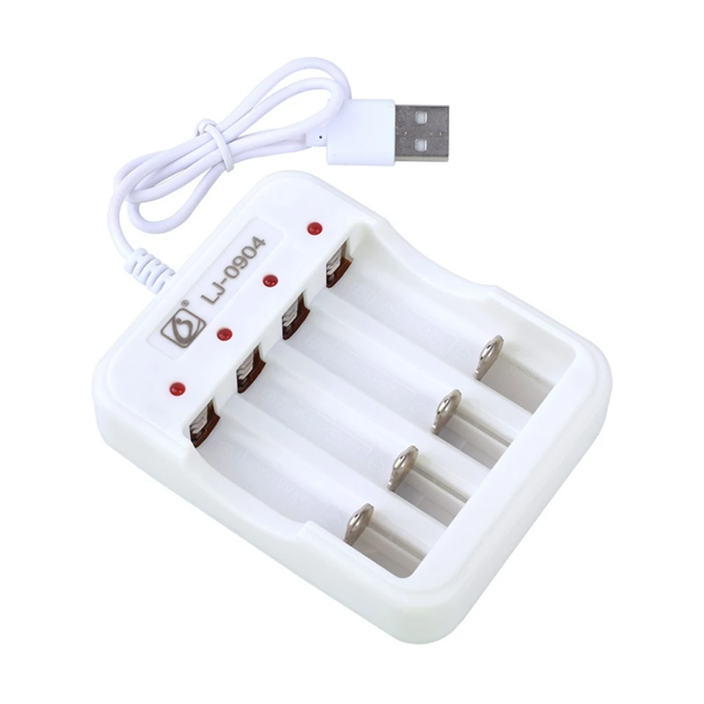 

4-slot Intelligent Battery Charger Higher Charging Efficiency USB NiCd-NiMH Battery Smart Charger with Safe Protections Dropship