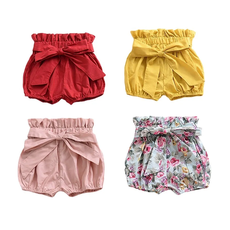 1 2 3 4 5 6 Years Shorts for Girls Toddlers Bloomers Baby Clothes  Kids Casual Pants Children Fashion Diaper Covers Panties