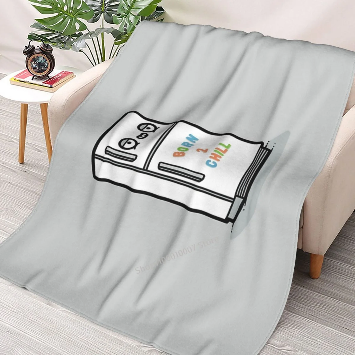

Born To Chill Throw Blanket 3D printed sofa bedroom decorative blanket children adult Christmas gift