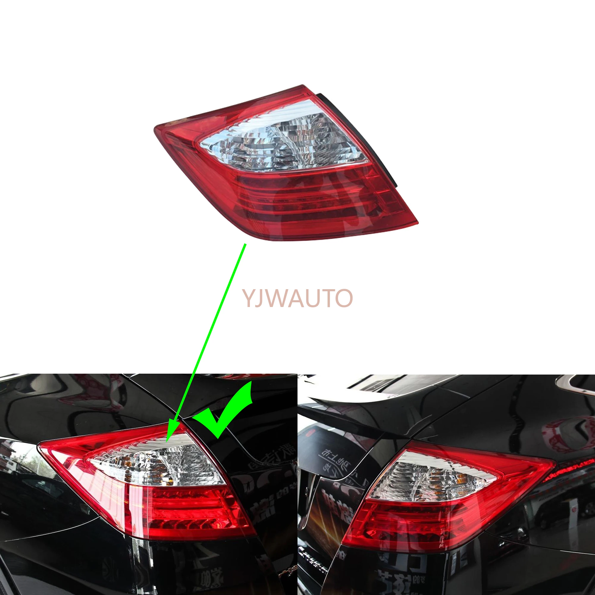 Задний фонарь для Honda Crosstour 2014 2015 2016 Автомобильный задний поворотный сигнал