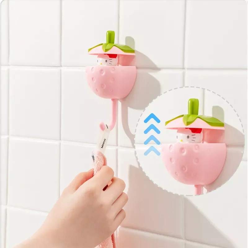 

Decorative Hooks Key Holder Wall Mounted Adhesive Coat Hanger Hat Rack Sundries Organizer Accessories