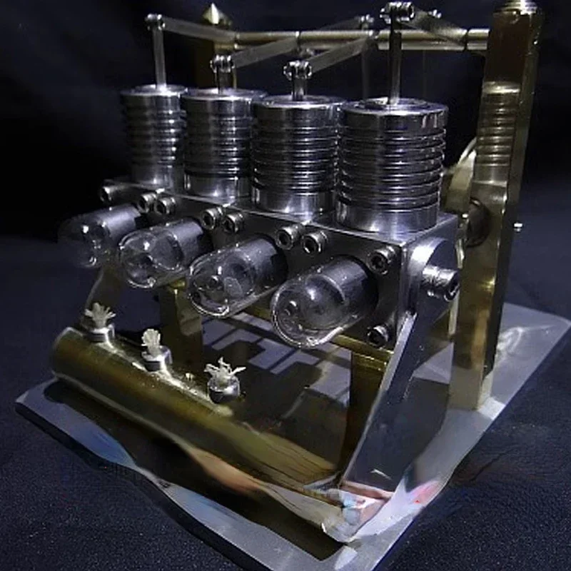 Восемь цилиндрических двигателей микро мини-генератор Альфа подарок на день