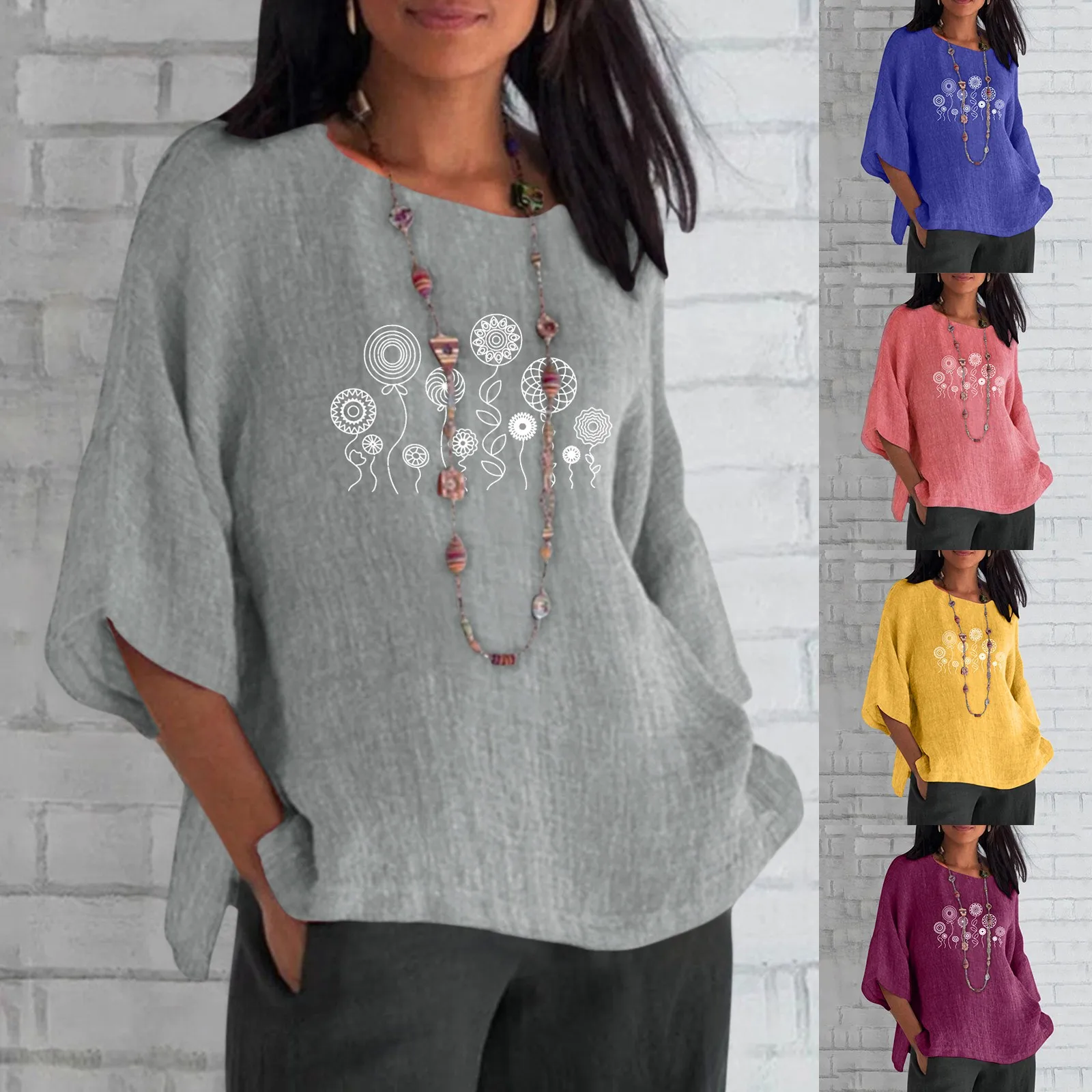 

Летняя женская футболка с длинным рукавом 3 из 4, женская футболка с длинным рукавом, Повседневная летняя белая футболка с длинным рукавом дл...