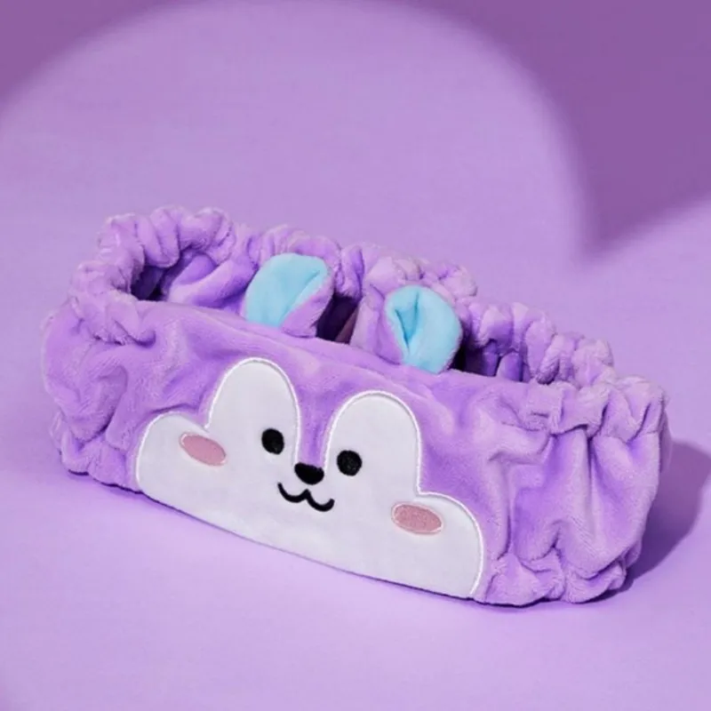

Kawaii Bt21 аниме хобби Манг обруч для волос женский новый плюшевый стирка искусственный головной убор аксессуары для волос