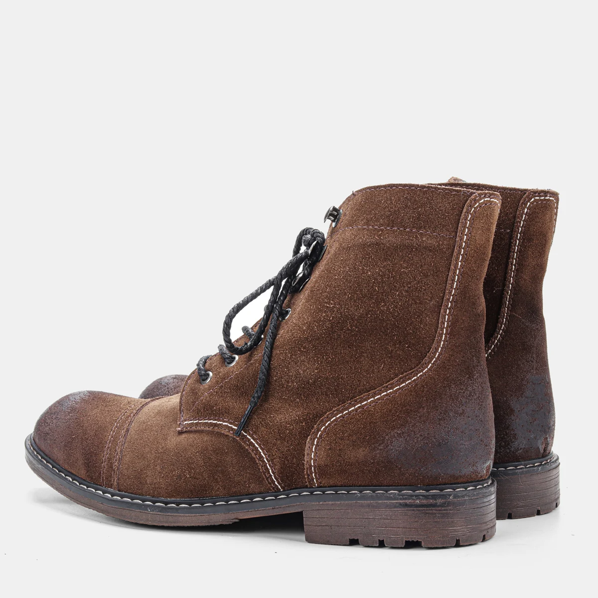 Мужские ботинки из натуральной кожи в американском стиле 8111 парашютные мягкая