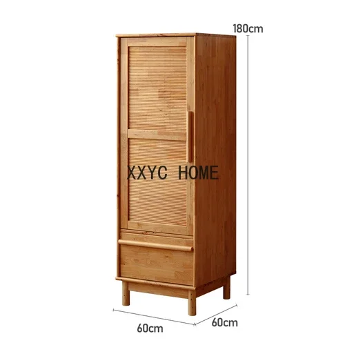 Фото Armario de madera maciza de una sola Puerta, Armario Malam, Armario de almacenamiento para el hogar, muebles №3