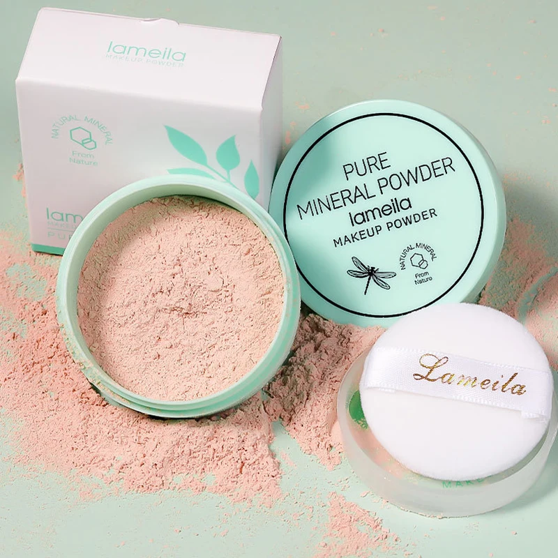 

3 Colors Makeup Loose Powder Transparent Natural Face Finishing Powder Professional Oil-control Waterproof Matte Setting Powder