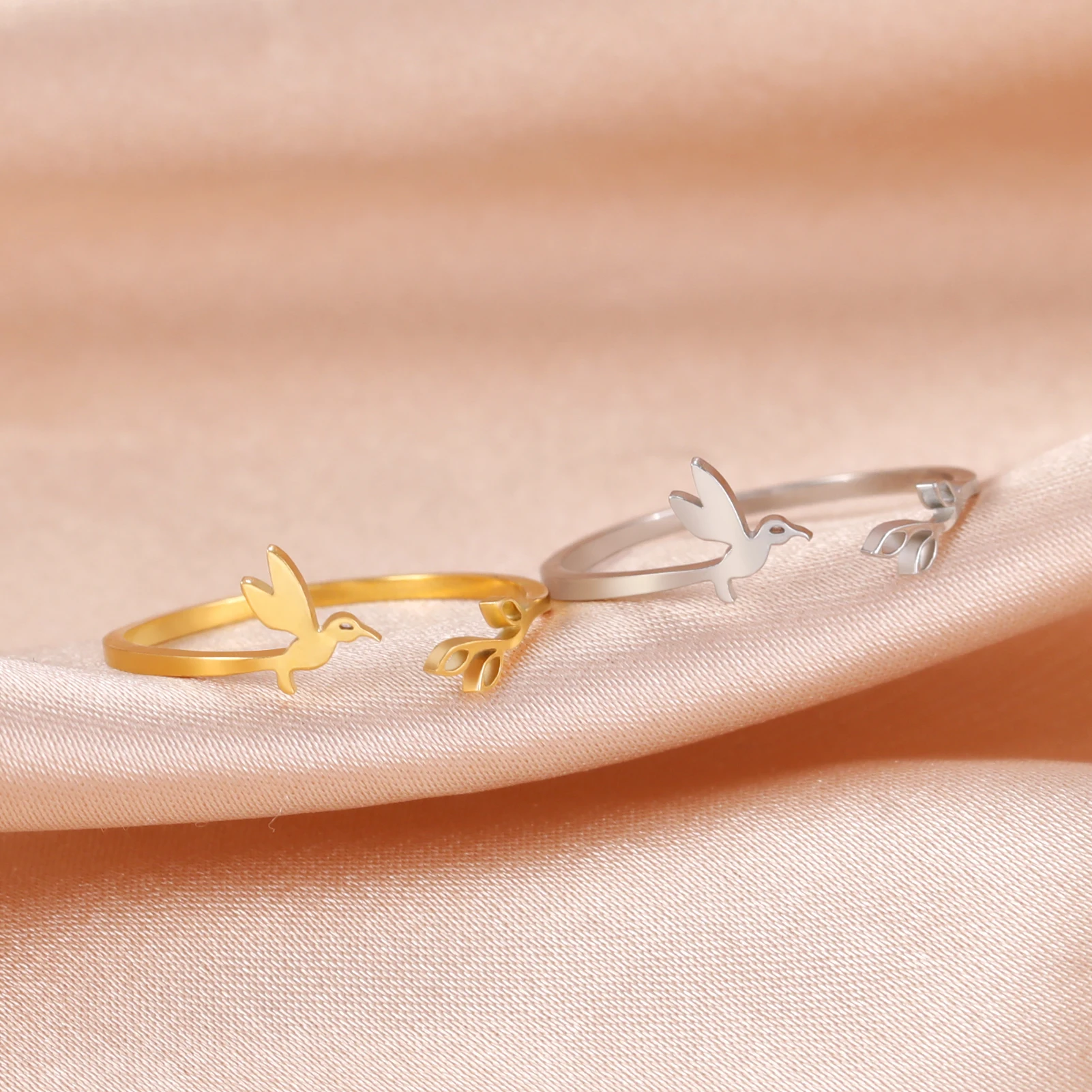 Регулируемое кольцо Teamer в виде животного ювелирные изделия из нержавеющей стали