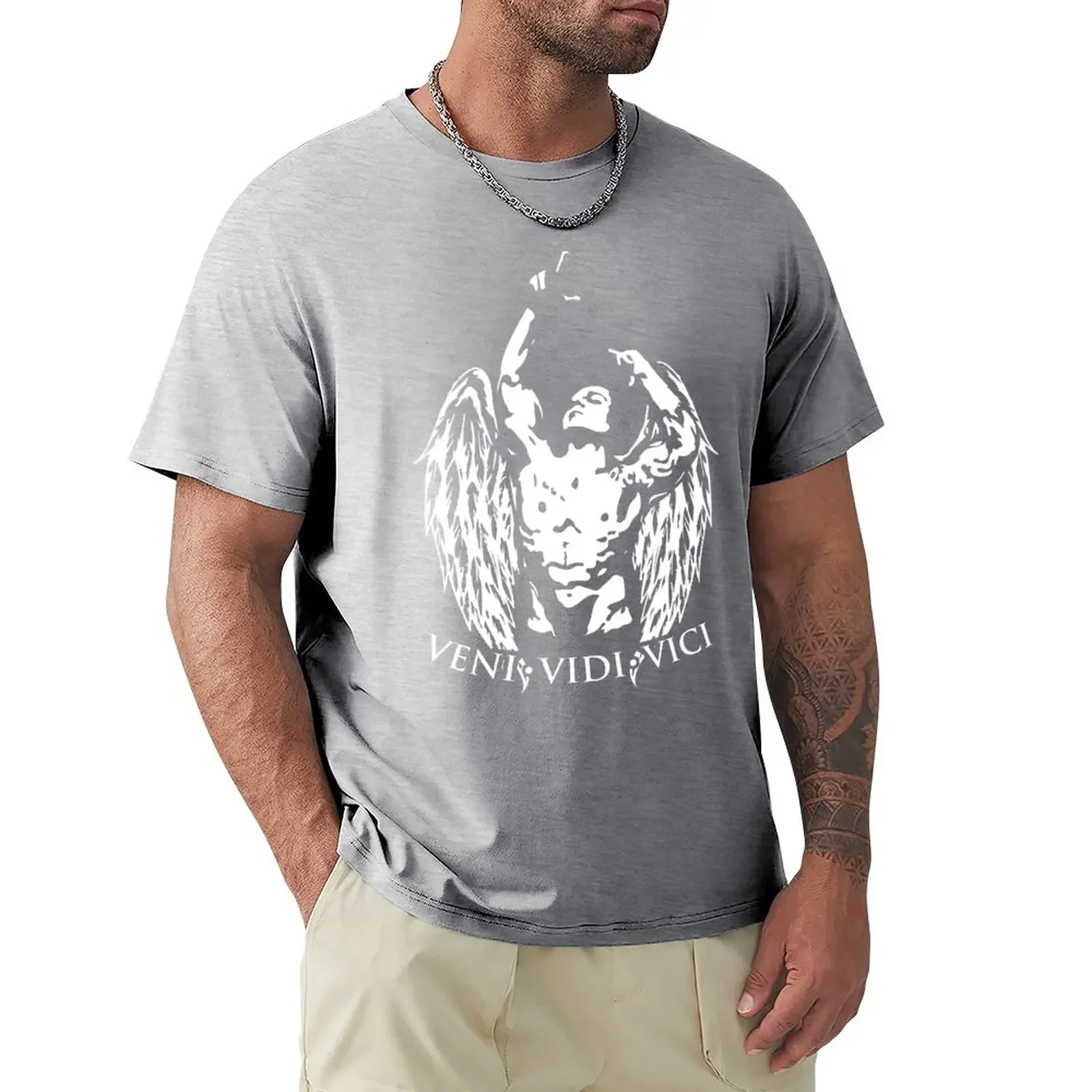 Фото Футболка Veni Vidi Vici | Zyzz Legacy, графические футболки, манга, винтажная аниме одежда, рубашки, графические футболки, облегающие футболки для мужчин 2024 №5