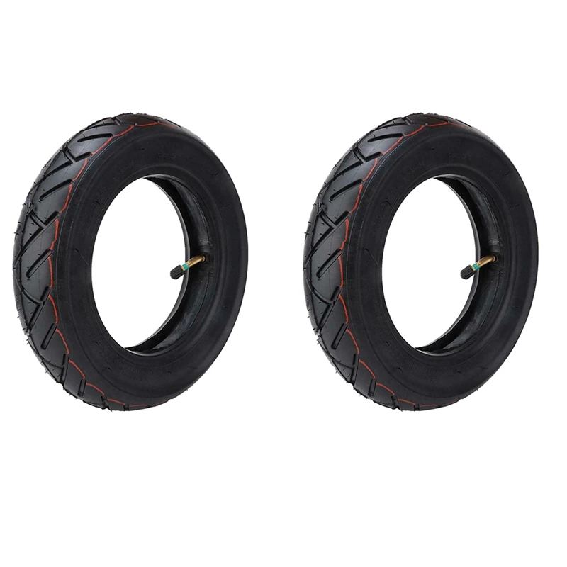 

New 2X Electric Scooter Tire 10 Inch Outer Tire & Inner Tube Anti-Skid Pneumatic Tire For Xiaomi Mijia M365 Accessories