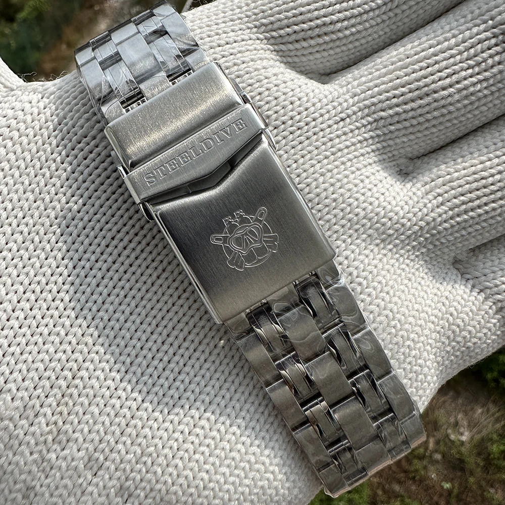 Ремешок для часов STEELDIVE SD1957 из нержавеющей стали