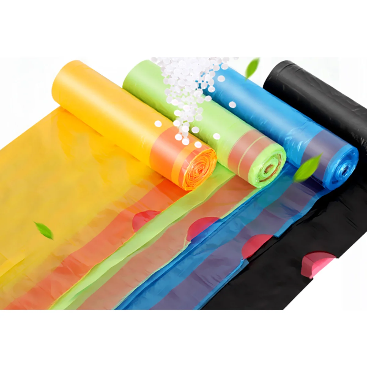 Мешки для мусора на шнурке Прочные утолщенные мешки офиса дома кухни 15-летние