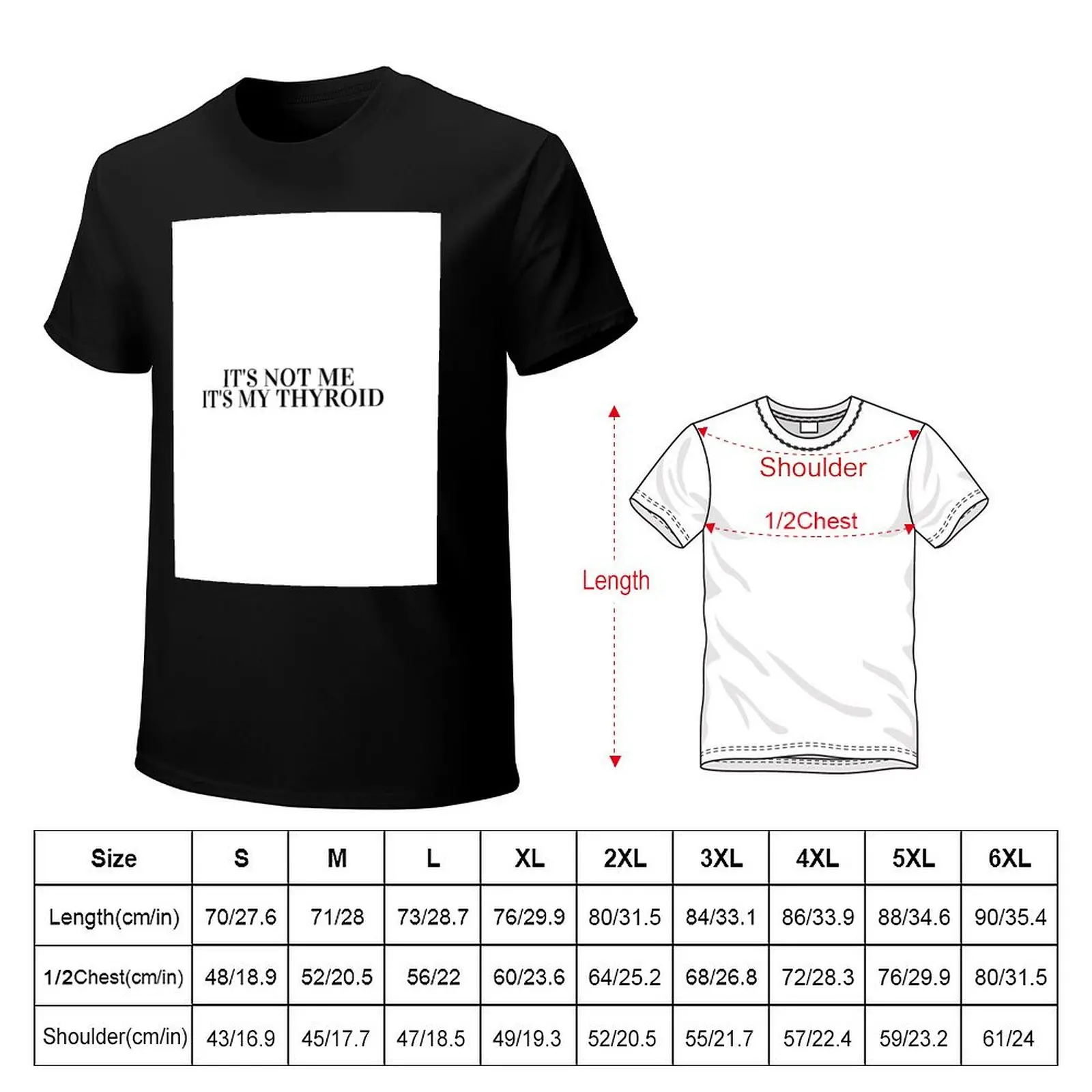 Это не меня моя щитовидная. Футболка-тяжеловесы футболки для больших и высоких