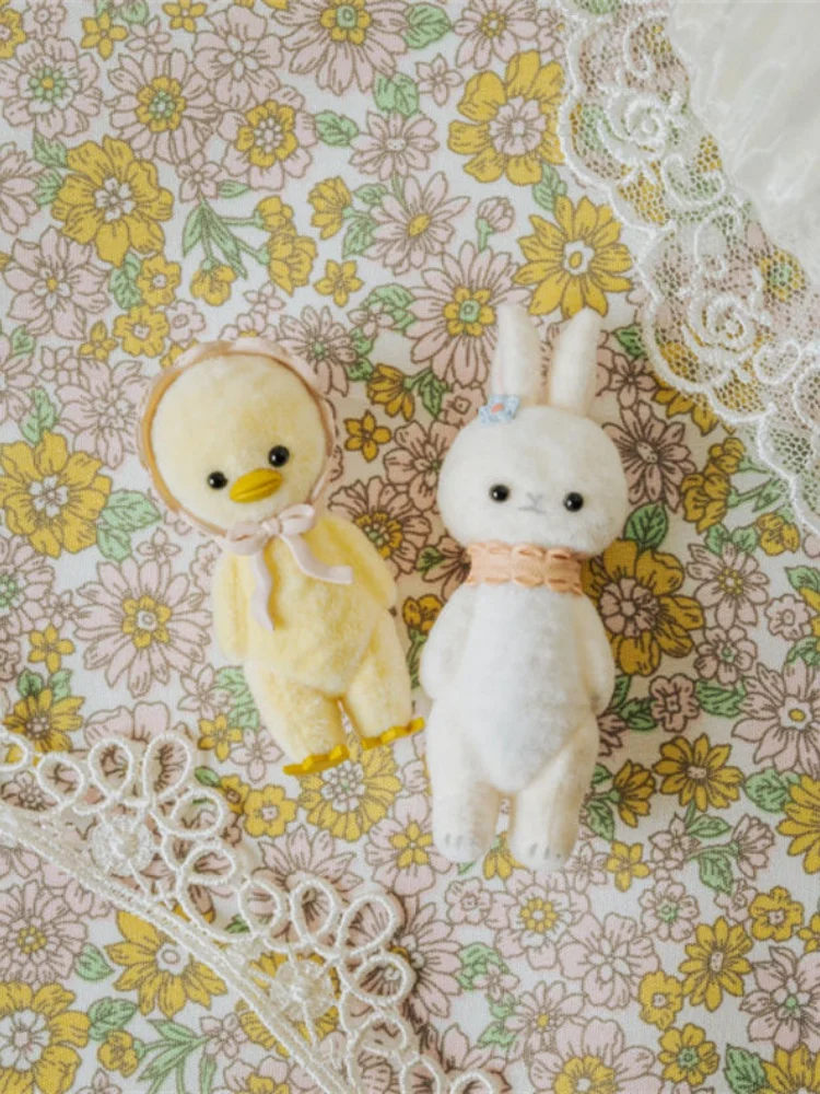 Оригинальная коллекционная мини-фигурка животного Kenelephant Vol.2 Gashapon Mori no Ehon: флокированный кролик-цыпленок, декоративное украшение, игрушка, подарок (art.: 3920dc7cbe082) - 3920dc7cbe082