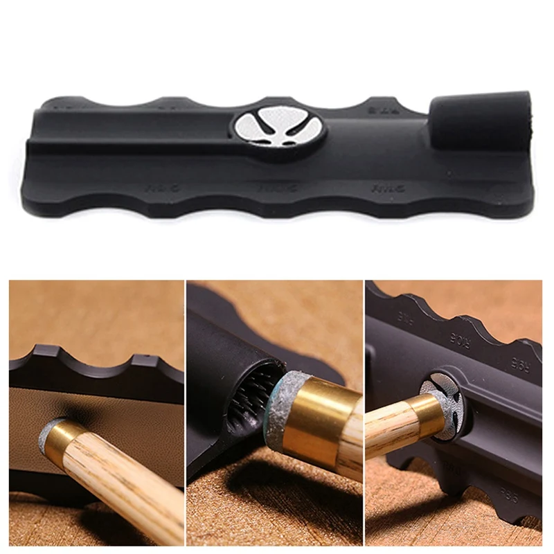 

5-in-1 Head Sander Tool Easy to Use Small Volume Portable Billiard Trimmer Burnisher Shaper Tapper Cue Accessories