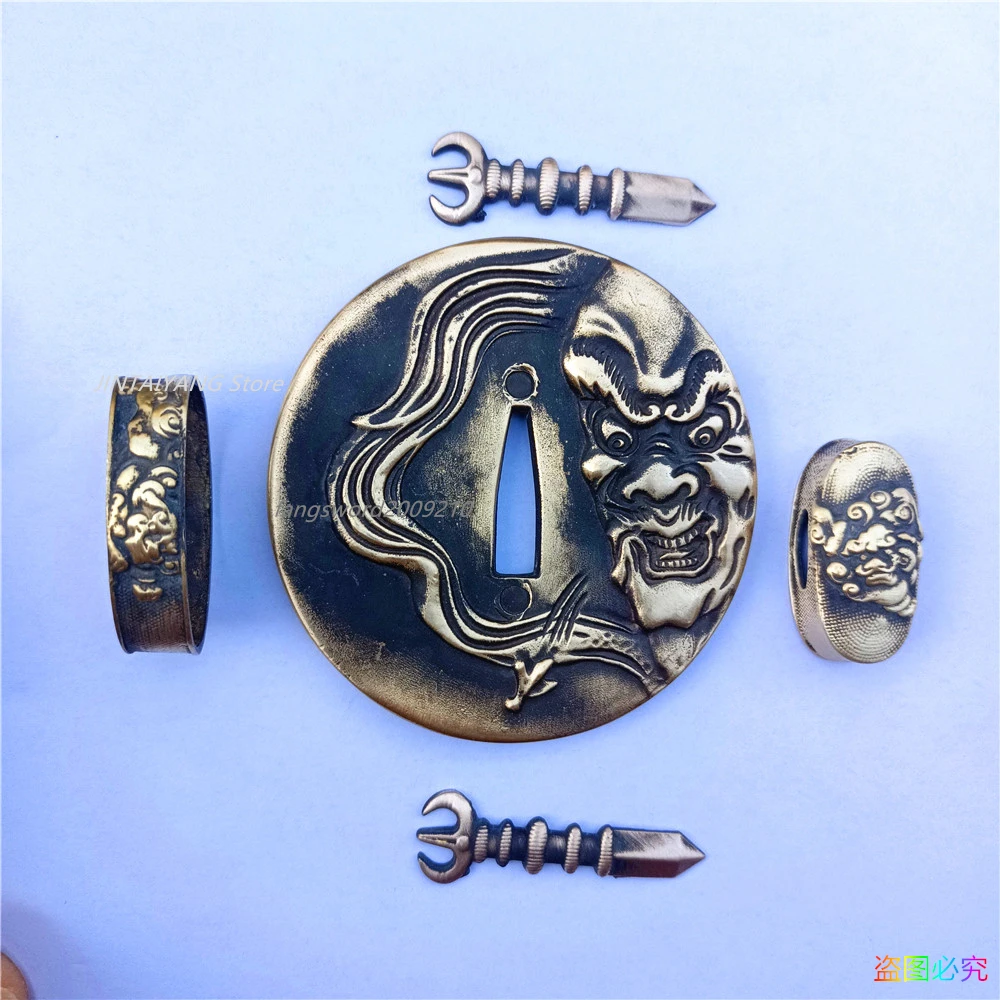 Великолепный набор латунные аксессуары для фотографий менуки Кашира Япония