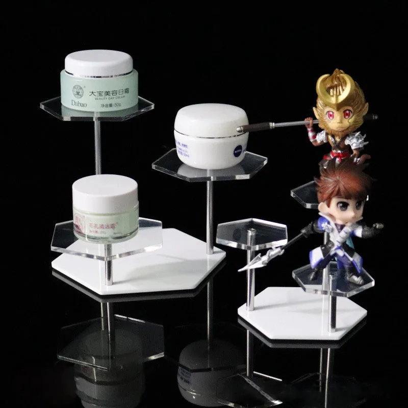 

Clear Acrylic Display Stand For Doll Model Toy Action Figure Showcase Jewelry Organizer Holder Perfume Cosmetic Display Rack
